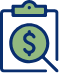 clipboard with money icon