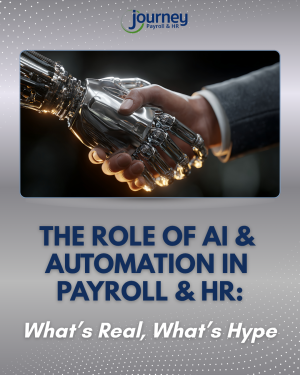The Role of AI & Automation in Payroll & HR: What’s Real, What’s Hype 