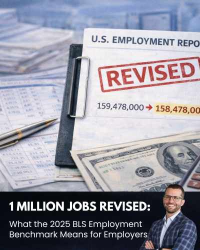 1 Million Jobs Revised: What the 2025 BLS Employment Benchmark Means for Employers